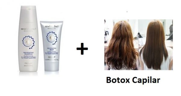 Super promoção Kit Semi Di Lino Rejuvenatin + botox capilar